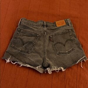 Levi's Women's Black Denim Shorts